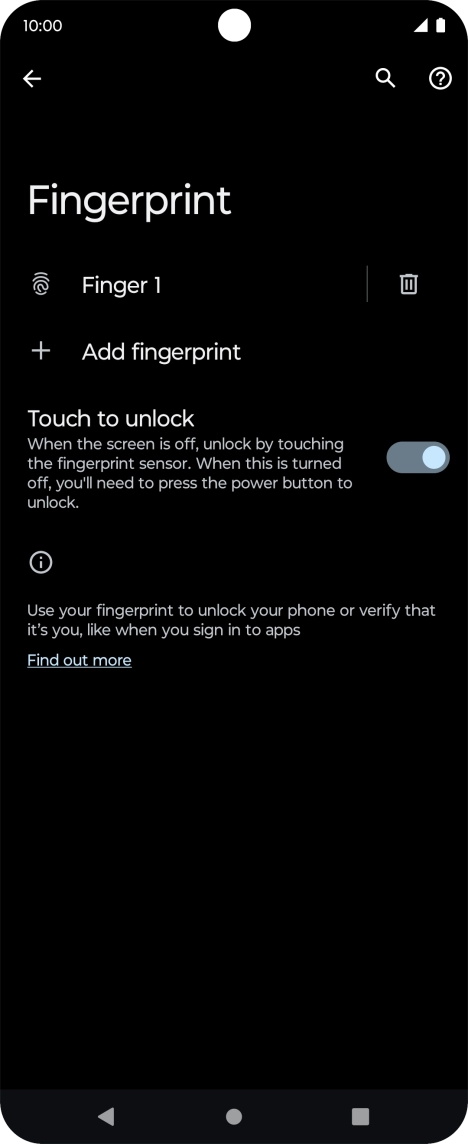 Press the Return key.