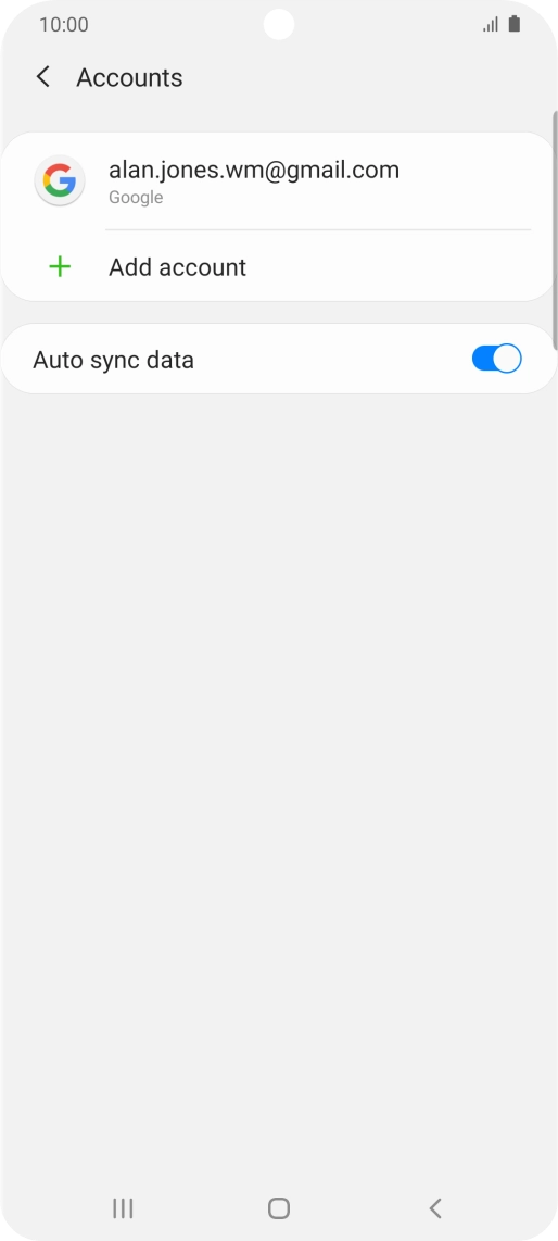 Press the Home key to return to the home screen.