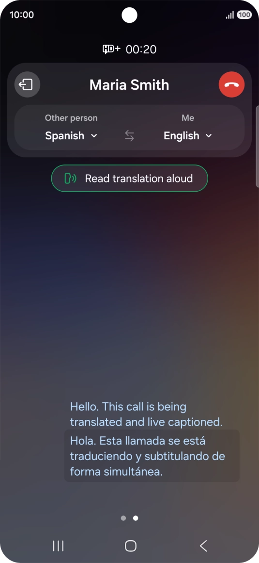 Follow the instructions on the screen to select the required language settings and use the function.