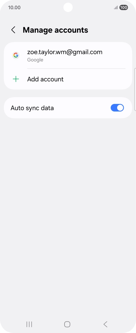 Press the Home key to return to the home screen.
