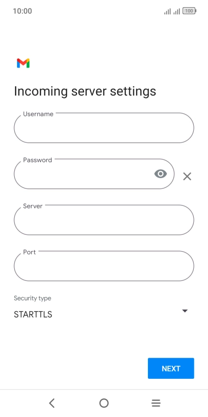Press the field below 