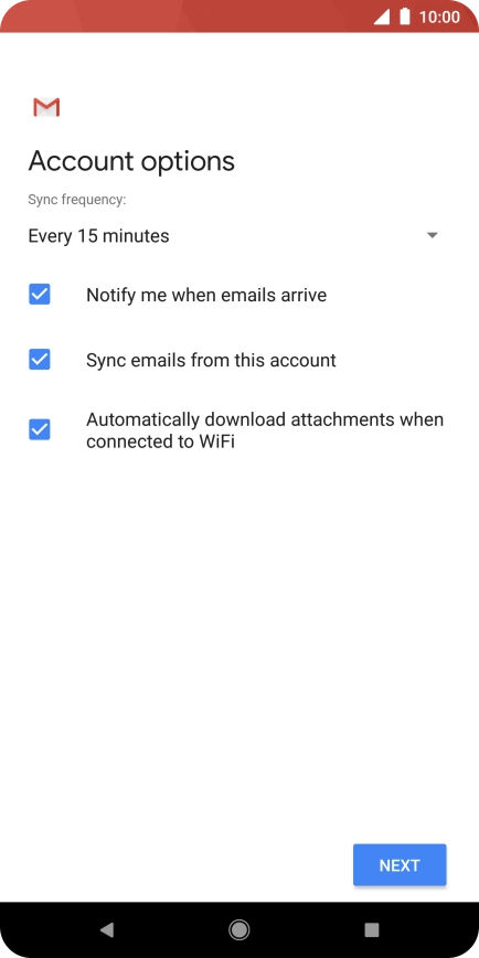 Press the drop down list below 