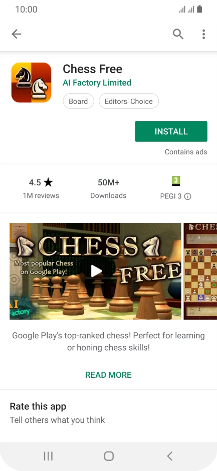 Press the Home key to return to the home screen.
