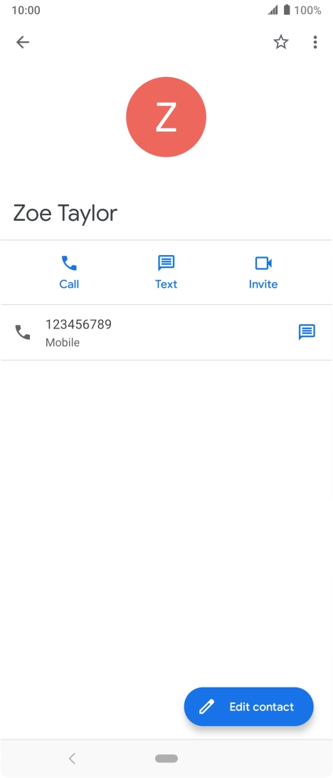 Press the Home key to return to the home screen.