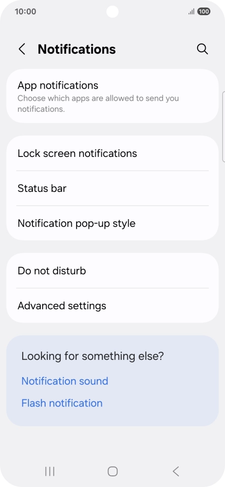 Press App notifications.