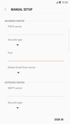 Press the drop down list below 