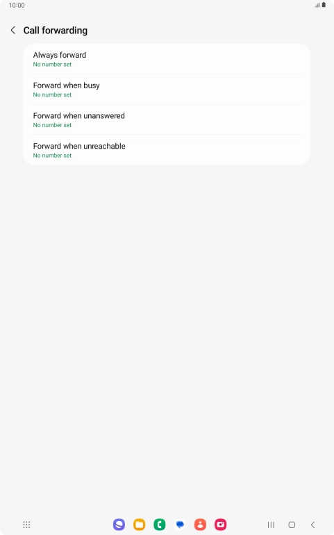 Press the Home key to return to the home screen.