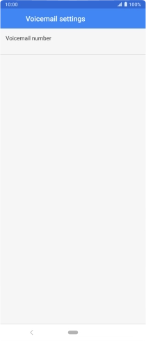 Press Voicemail number.