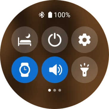 Press the power off icon.