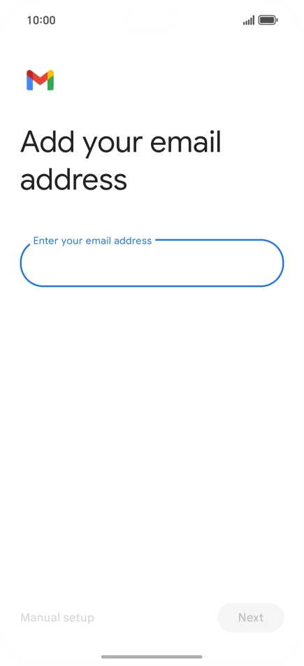 Press the field below 