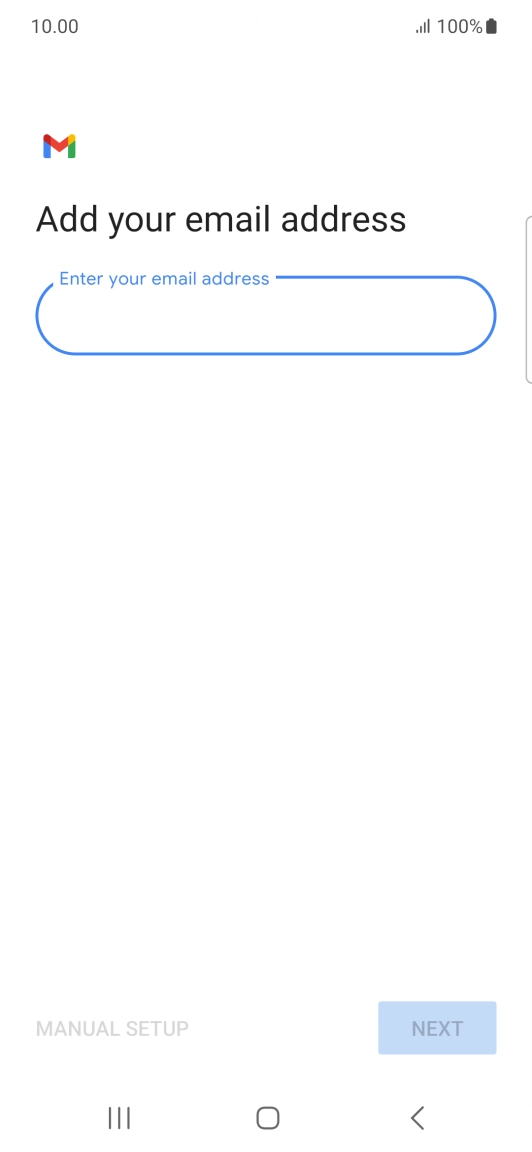 Press the field below 