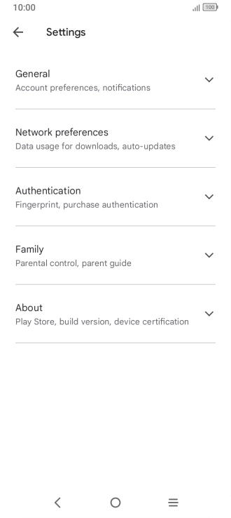 Press Network preferences.