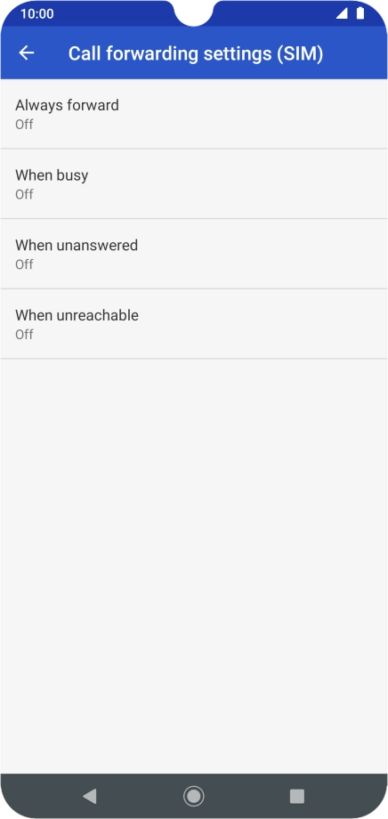 Press the Home key to return to the home screen.