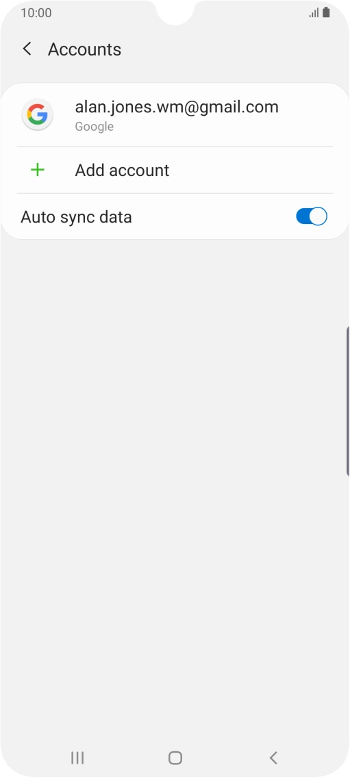 Press the Home key to return to the home screen.