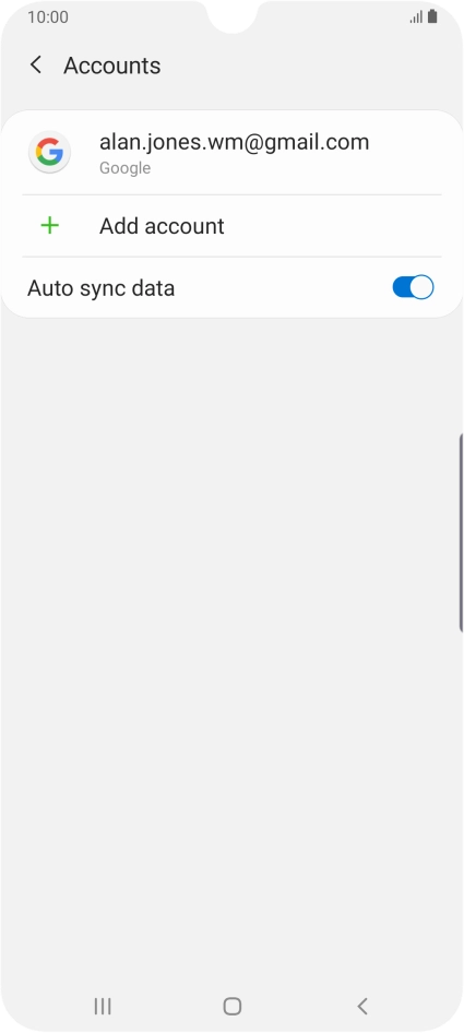 Press the Home key to return to the home screen.