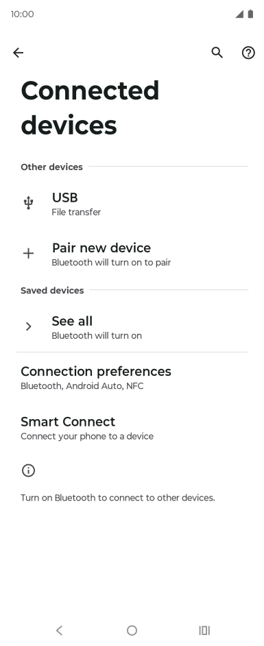 Press Pair new device.