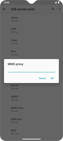 Key in 149.254.201.135 and press OK.