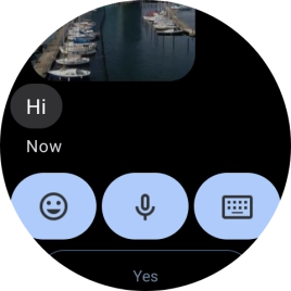 Press the microphone icon.