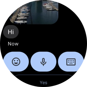 Press the microphone icon.