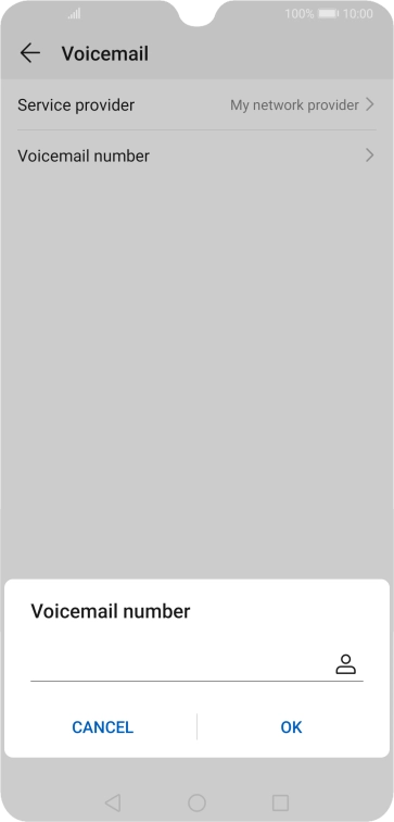 Key in +447953222222 and press OK.