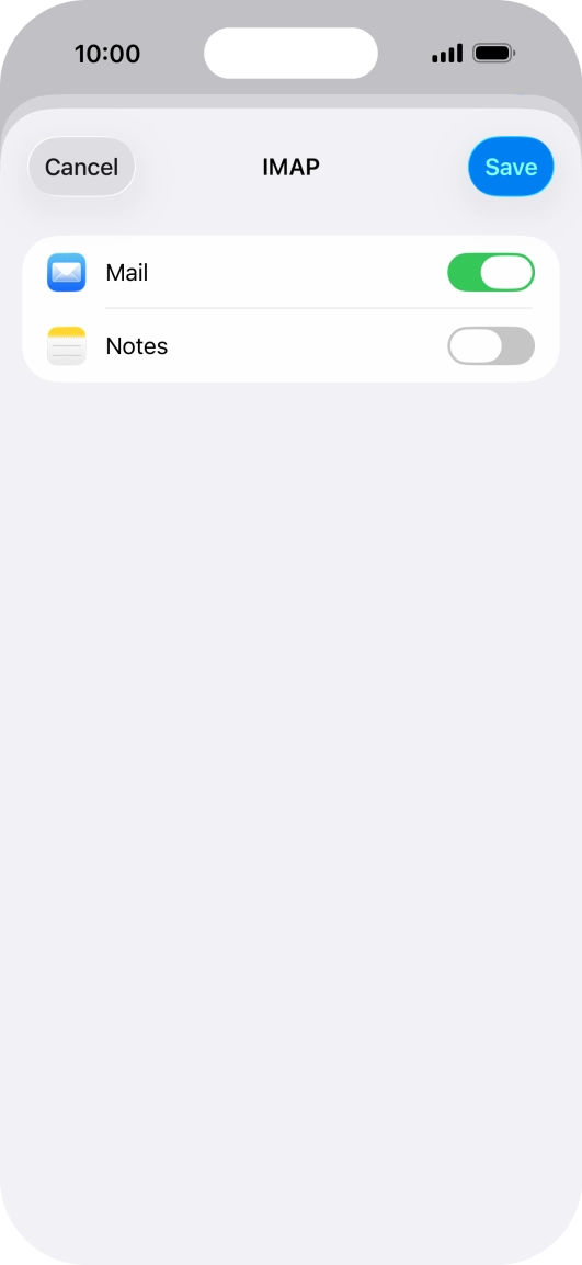 Press Save. Your email account has now been set up. To select more settings for incoming and outgoing server, proceed with the following steps.