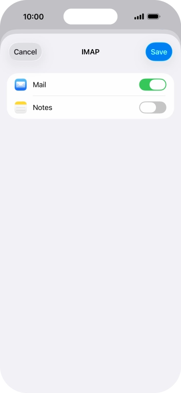 Press Save. Your email account has now been set up. To select more settings for incoming and outgoing server, proceed with the following steps.