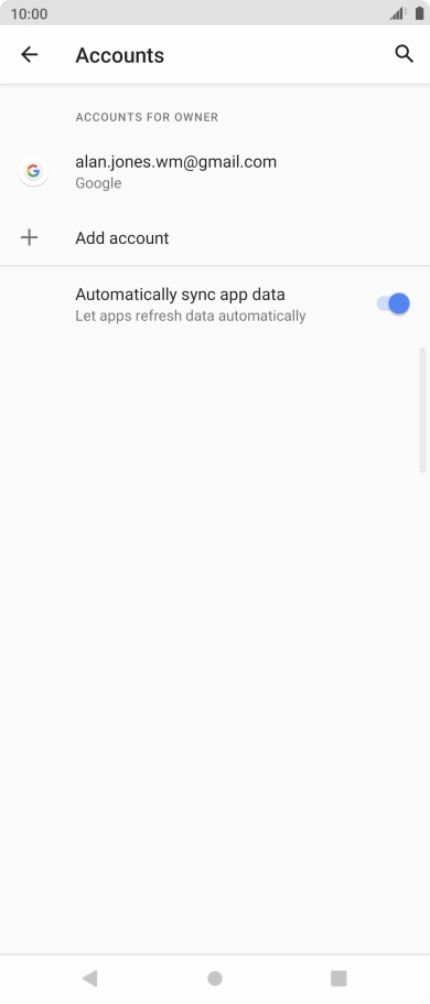 Press the Home key to return to the home screen.