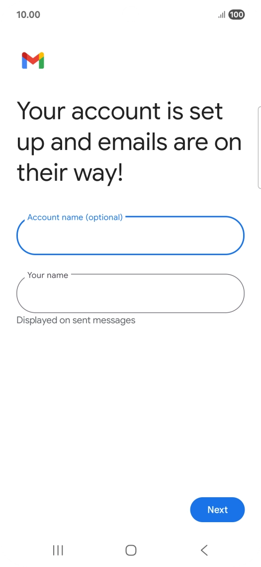 Press the field below 