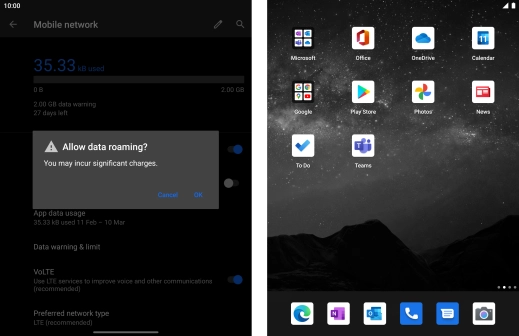 If you turn on the function, press OK.