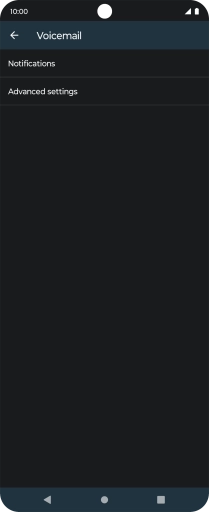 Press Advanced settings.