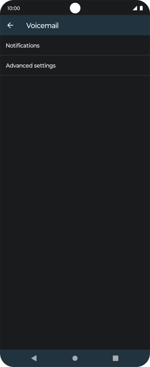 Press Advanced settings.