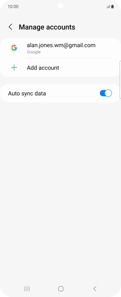 Press the Home key to return to the home screen.