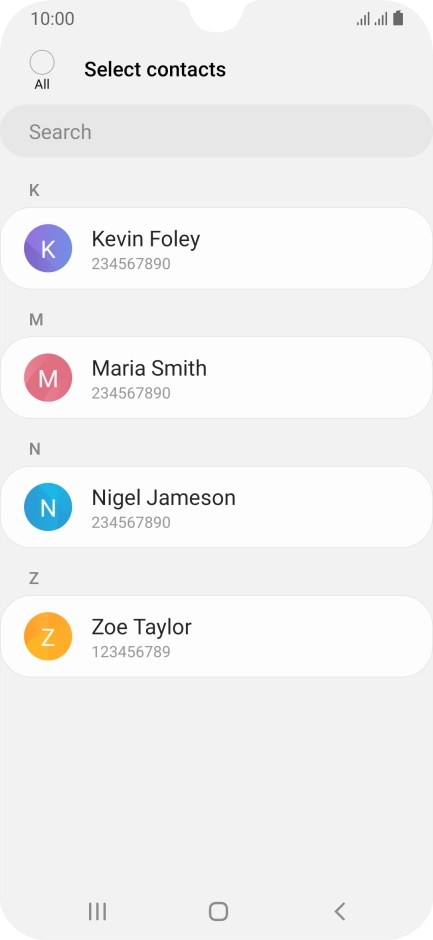 Press the field above 