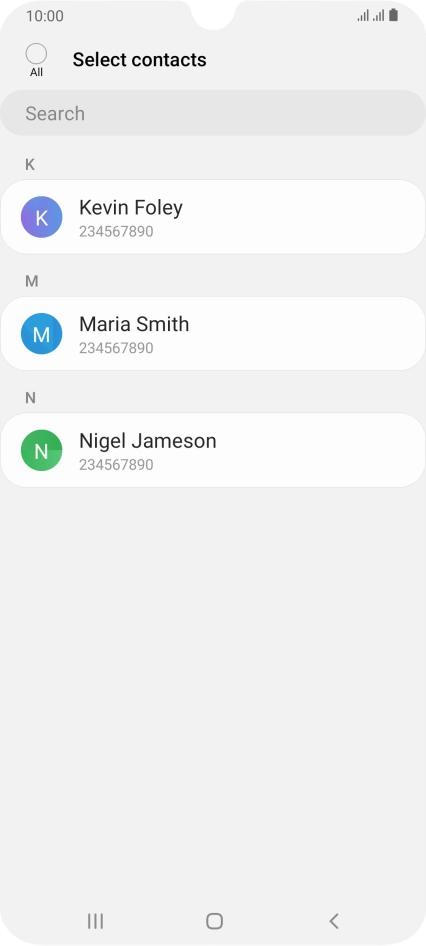 Press the field above 