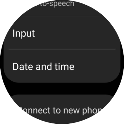 Press Date and time.