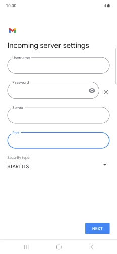 Press the drop down list below 