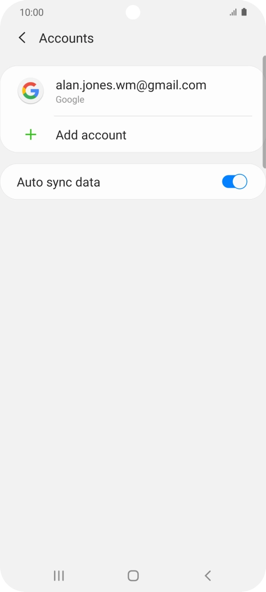 Press the Home key to return to the home screen.