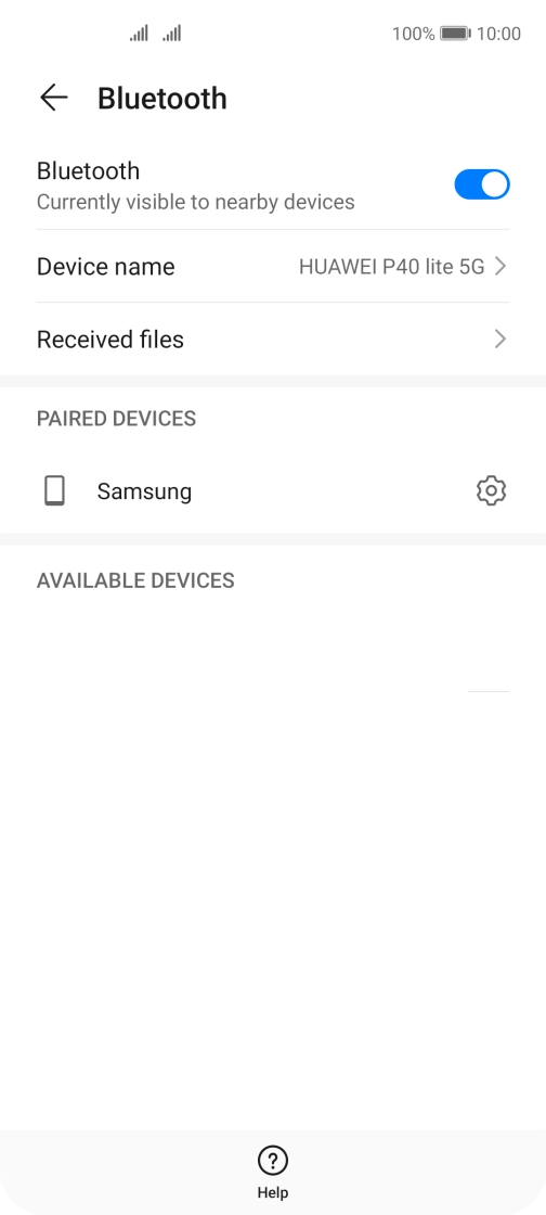 Slide your finger upwards starting from the bottom of the screen to return to the home screen.