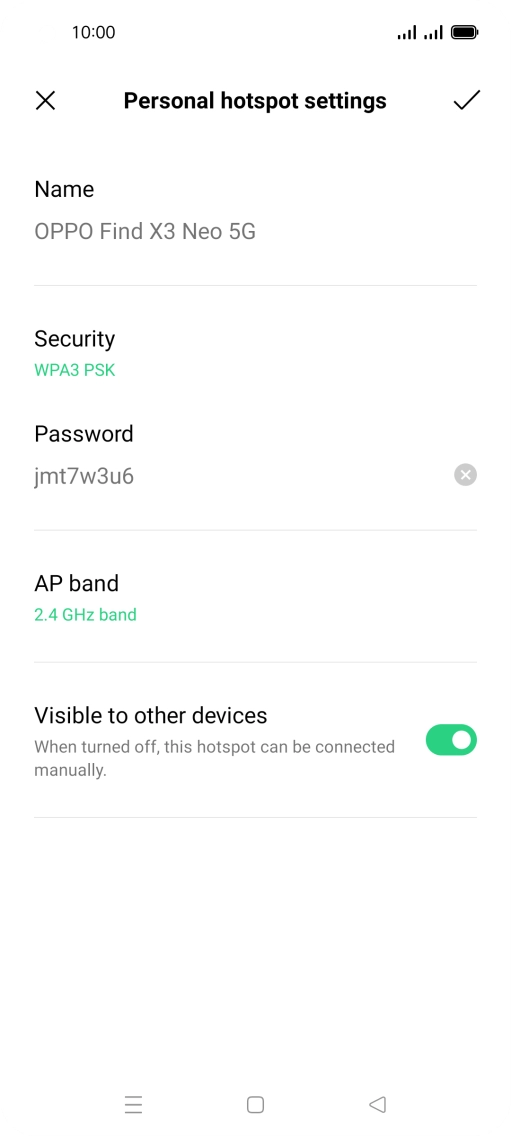 Press the field below 