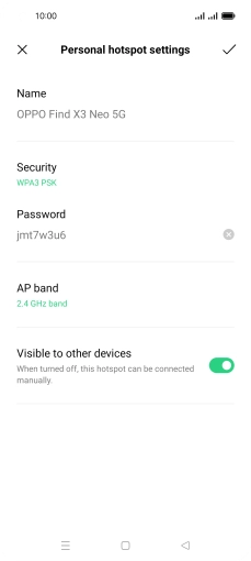 Press the field below 