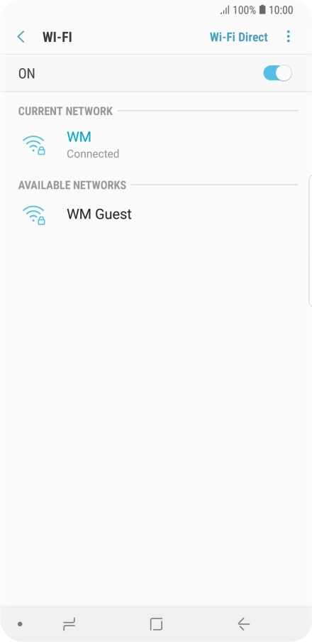 Press the Home key to return to the home screen.