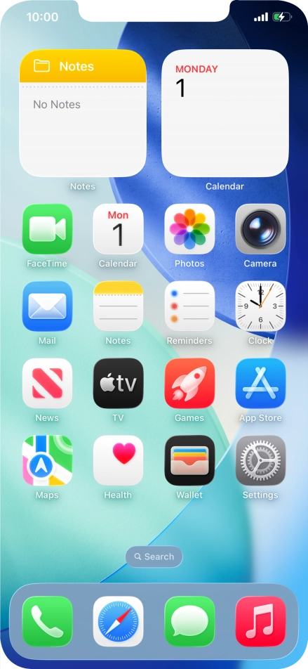 When the battery charging icon is displayed, charging is in progress.