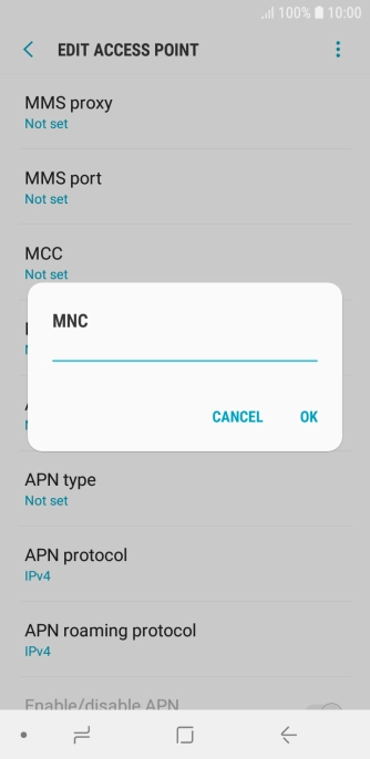 Key in 33 and press OK.
