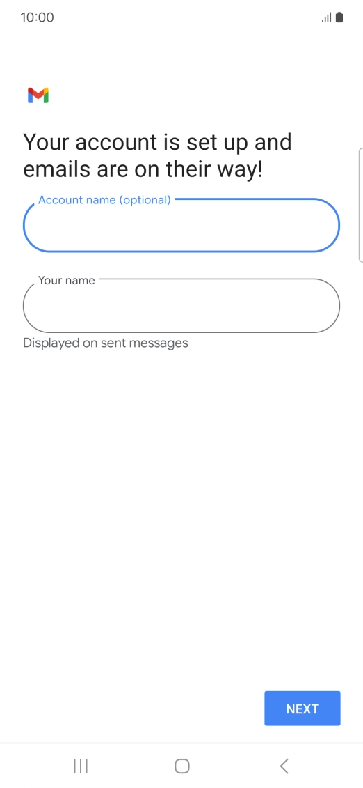 Press the field below 