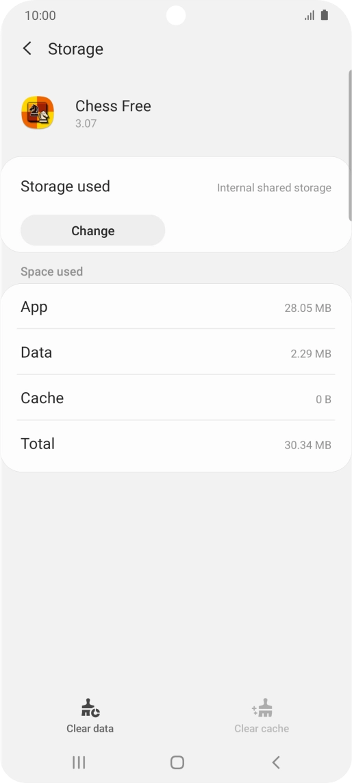 Press the Home key to return to the home screen.