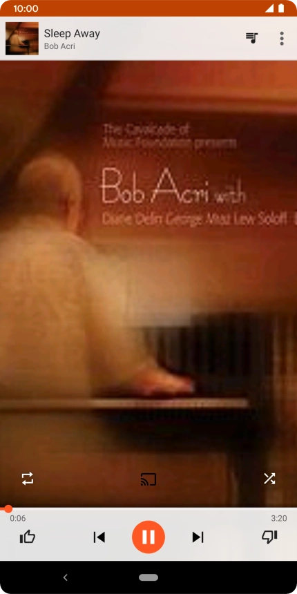 Press arrow right to go to the next audio file.