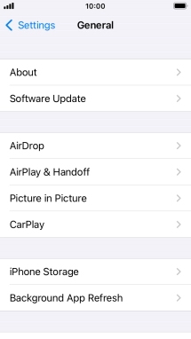 Press Software Update. If a new software version is available, it's displayed. Follow the instructions on the screen to update the phone software.