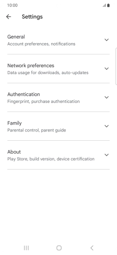 Press Network preferences.