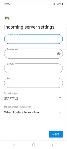 Press the field below 