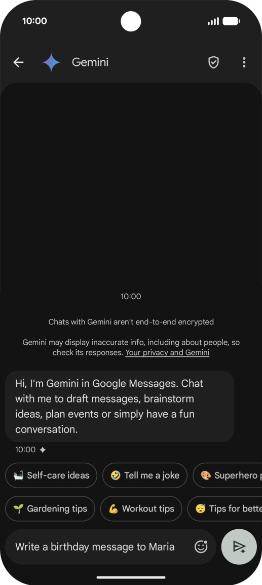 Write or say in your own words which topic you would like to use.